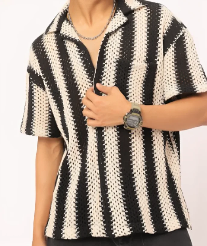 Streetstyle Knit Relaxed Shirt